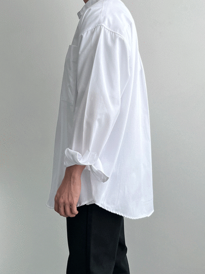 오버핏 심플 셔츠(3color)