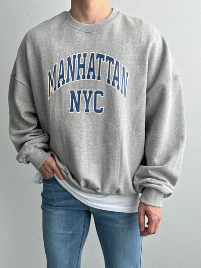 맨하탄 맨투맨(4color)