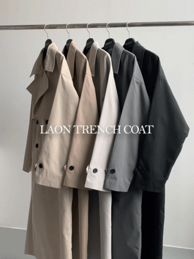 (1+1 sale)라온 트렌치 코트(5color)