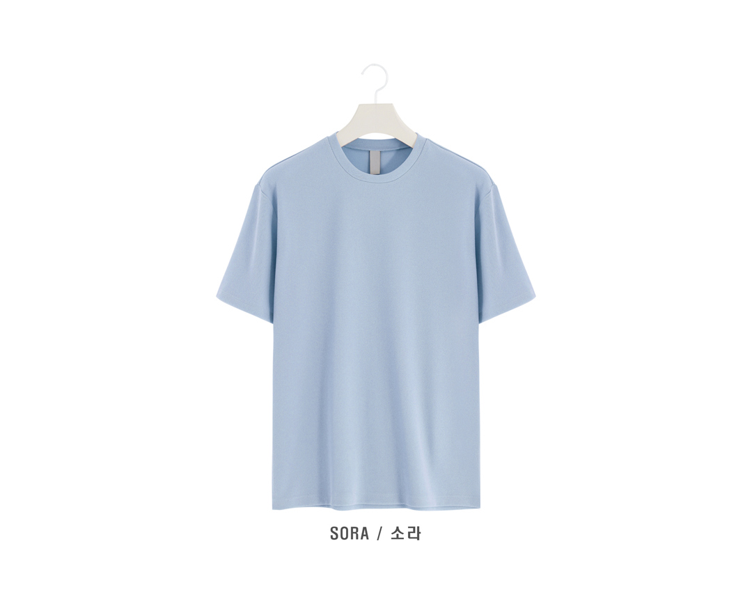 반팔 티셔츠 라벤더 색상 이미지-S1L47