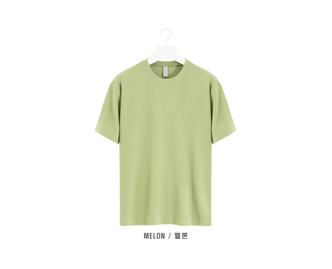 반팔 티셔츠 민트 색상 이미지-S1L42