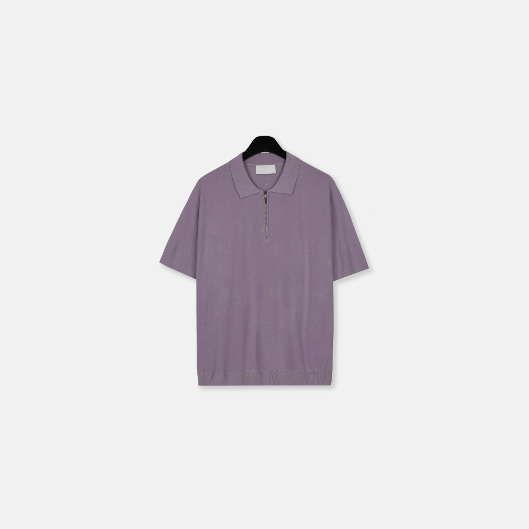 반팔 티셔츠 라벤더 색상 이미지-S1L46