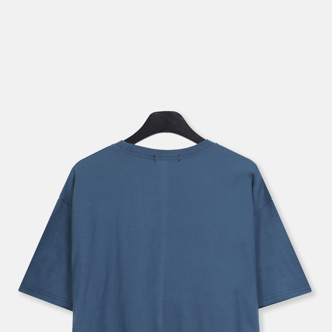 반팔 티셔츠 네이비블루 색상 이미지-S1L23