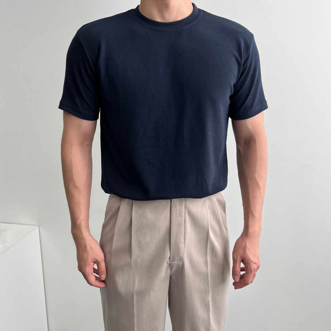 반팔 티셔츠 모델 착용 이미지-S14L16