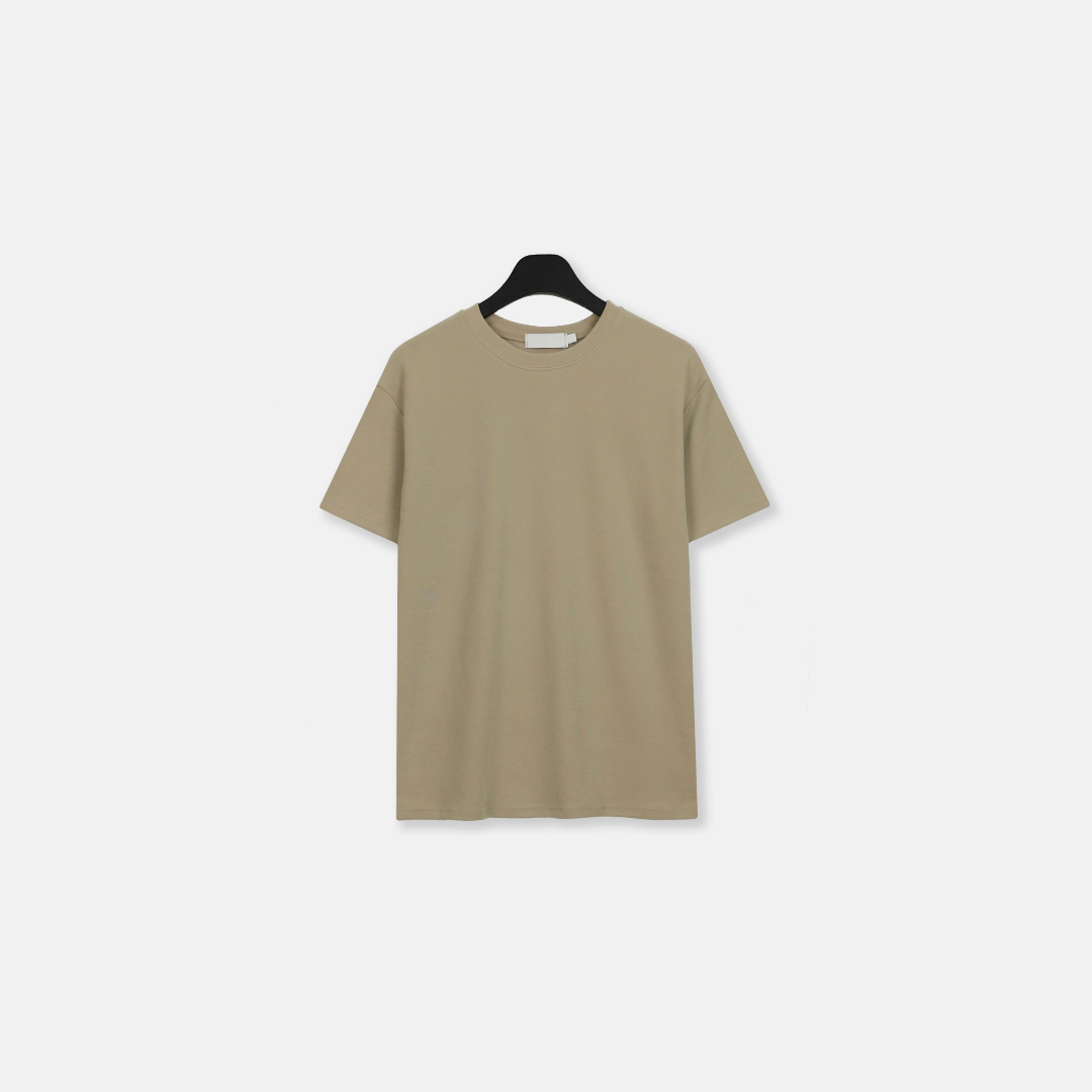 반팔 티셔츠 크림 색상 이미지-S15L3