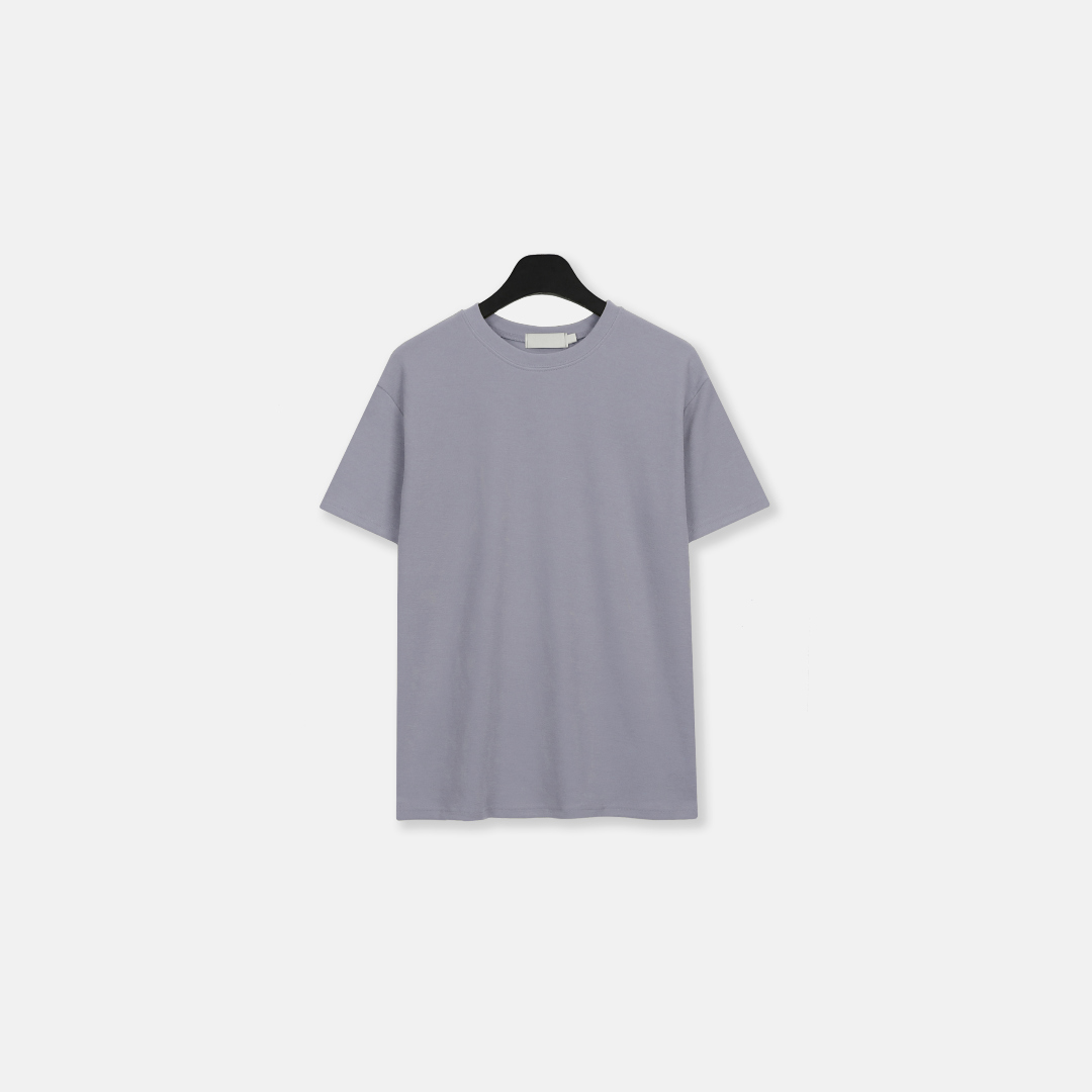 반팔 티셔츠 라벤더 색상 이미지-S15L17