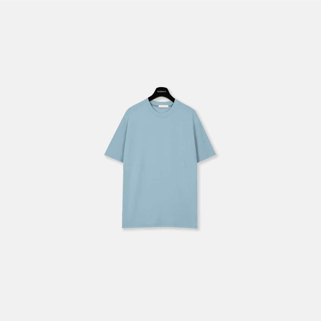 반팔 티셔츠 라벤더 색상 이미지-S67L1