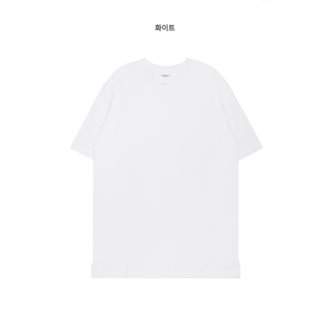 반팔 티셔츠 화이트 색상 이미지-S14L9