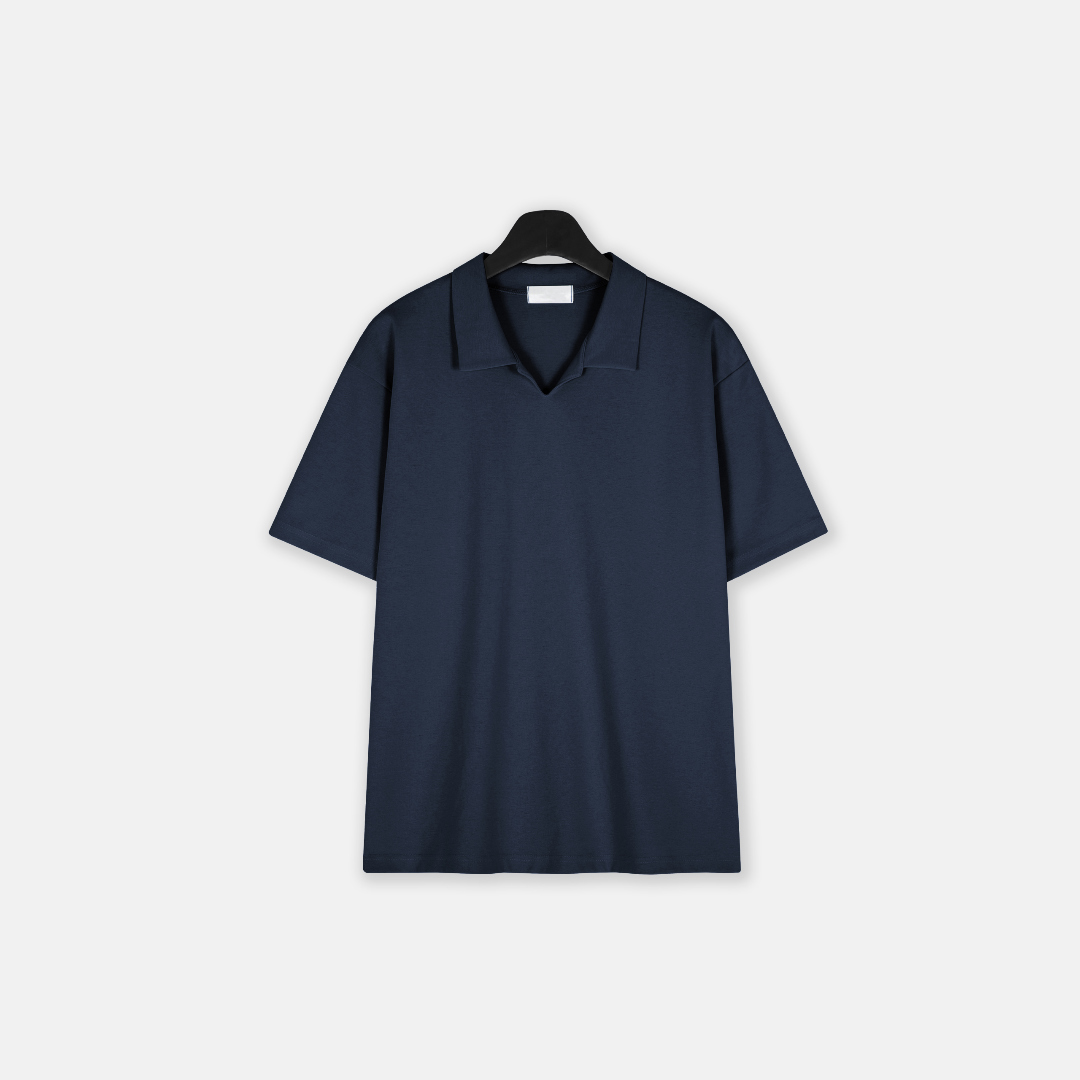 반팔 티셔츠 네이비블루 색상 이미지-S2L4
