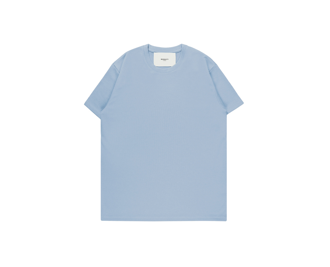 반팔 티셔츠 라벤더 색상 이미지-S12L43