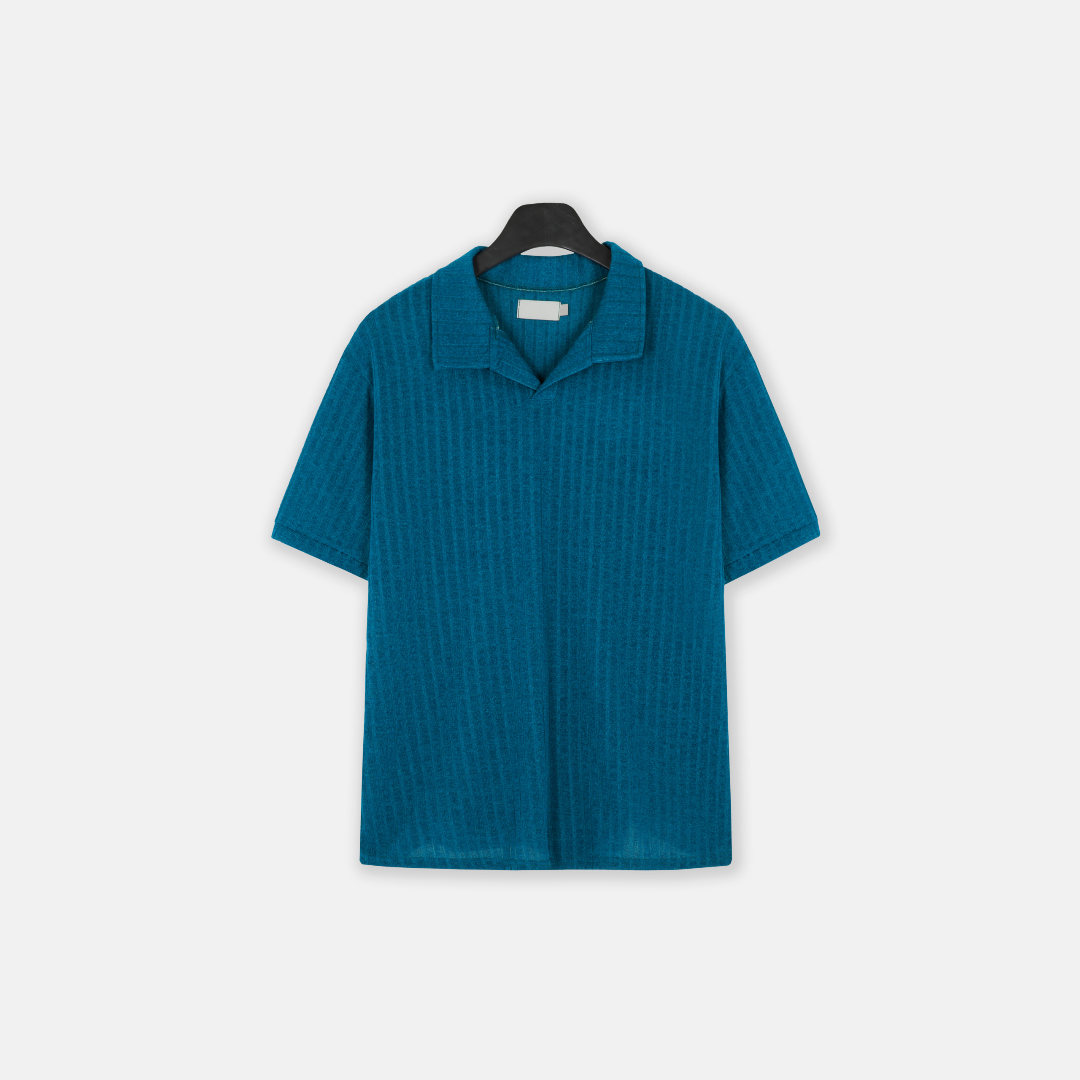 반팔 티셔츠 딥블루 색상 이미지-S4L35