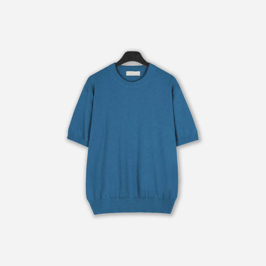 반팔 티셔츠 딥블루 색상 이미지-S1L86
