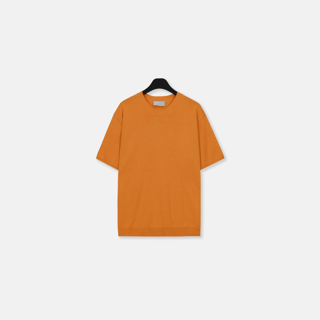 반팔 티셔츠 머스타드 색상 이미지-S1L46