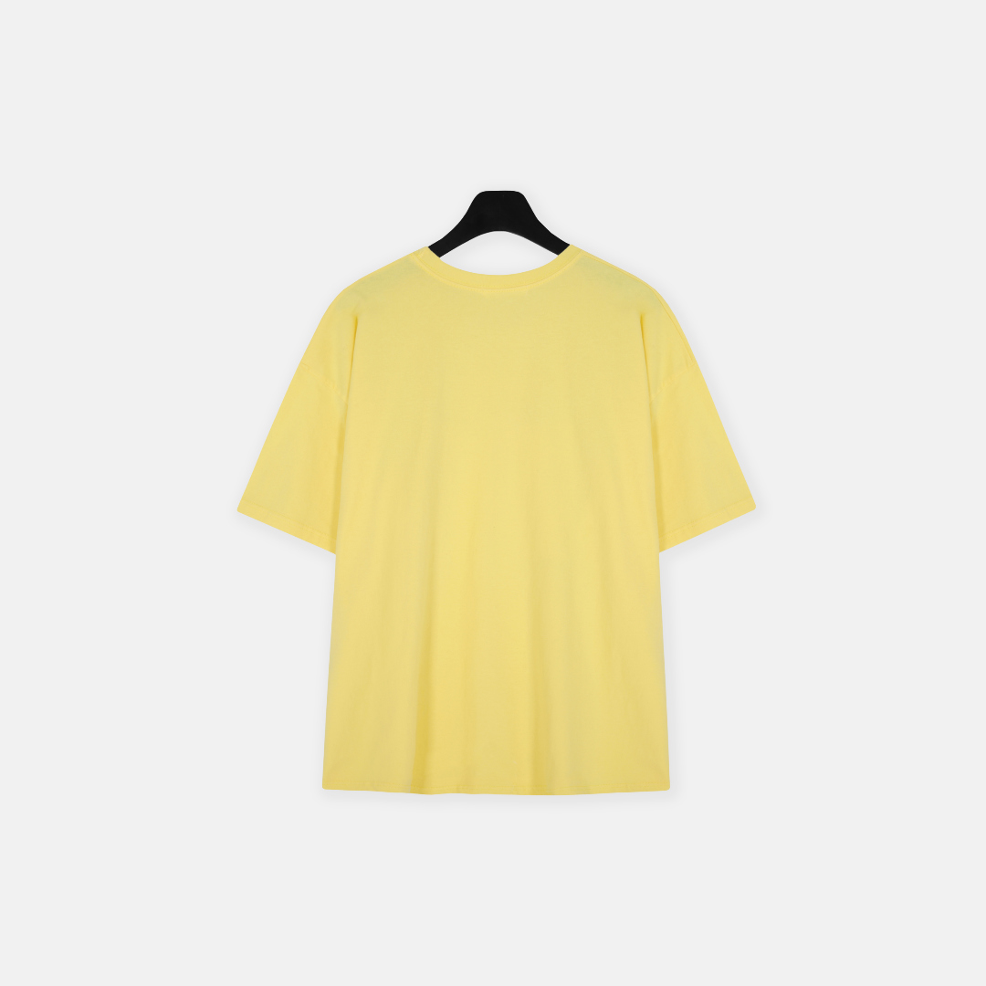 반팔 티셔츠 옐로우 색상 이미지-S1L67