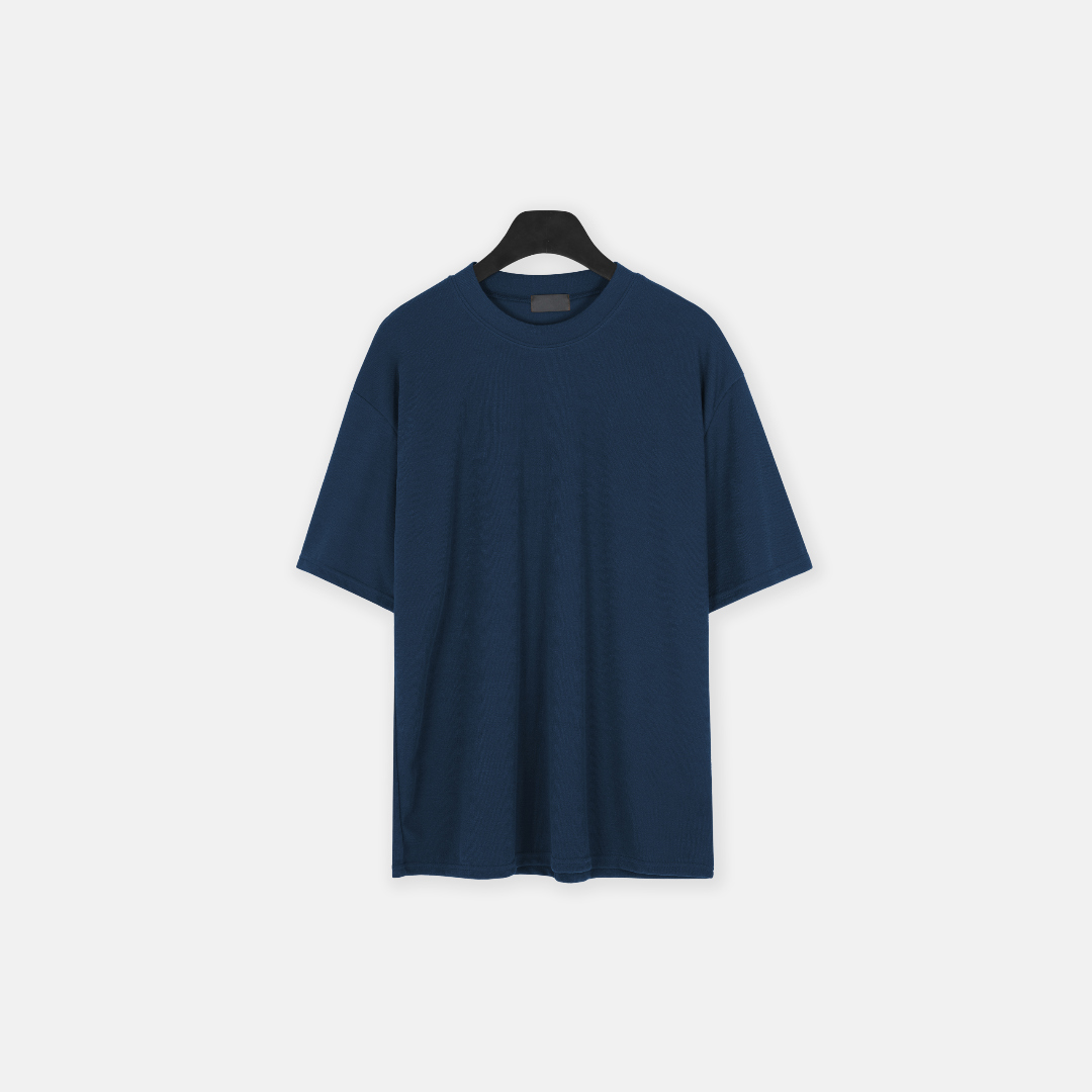 반팔 티셔츠 네이비블루 색상 이미지-S1L54