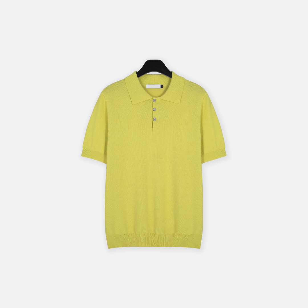 반팔 티셔츠 옐로우 색상 이미지-S3L52