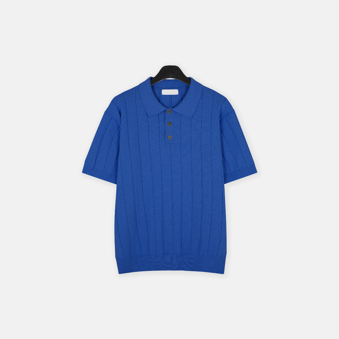 반팔 티셔츠 네이비블루 색상 이미지-S1L16